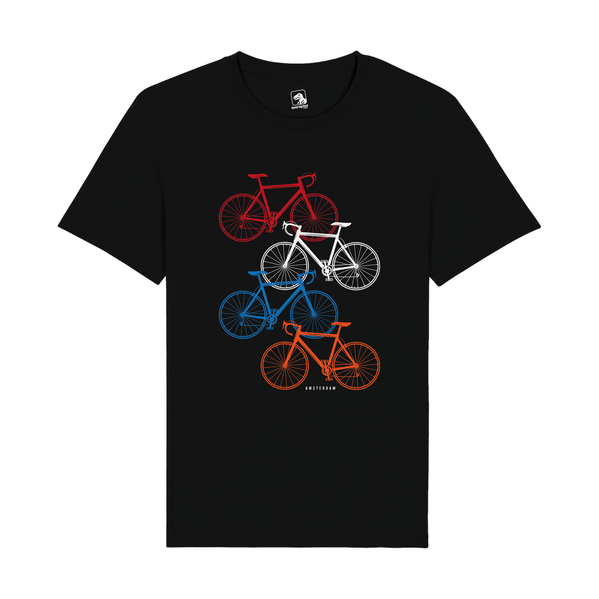 Amsterdam Road Bike T-Shirt | Dutch Speed Edition