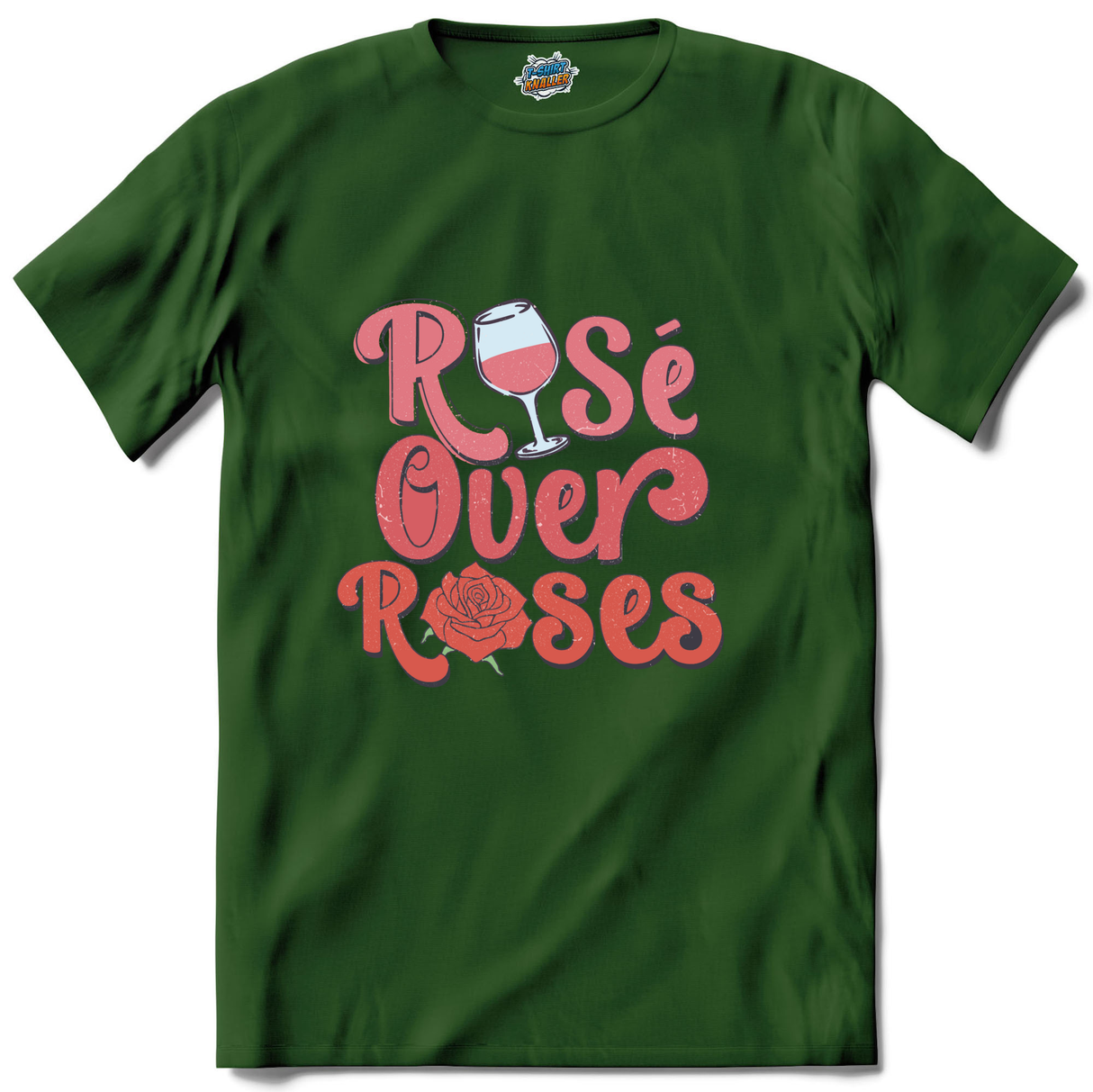 Rose Over Roses  - Groen