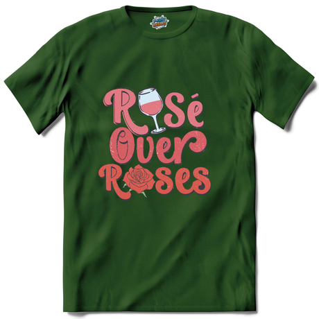 Rose Over Roses  - Groen