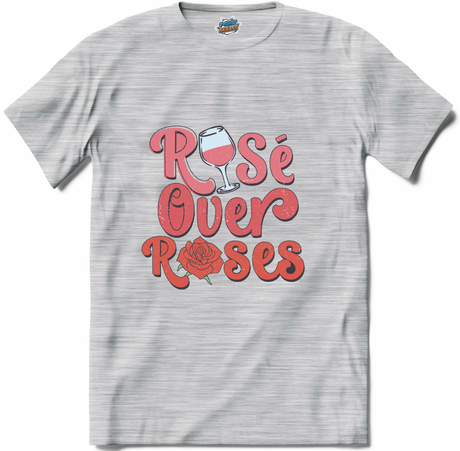 Rose Over Roses  - Donker Grijs - Gemêleerd