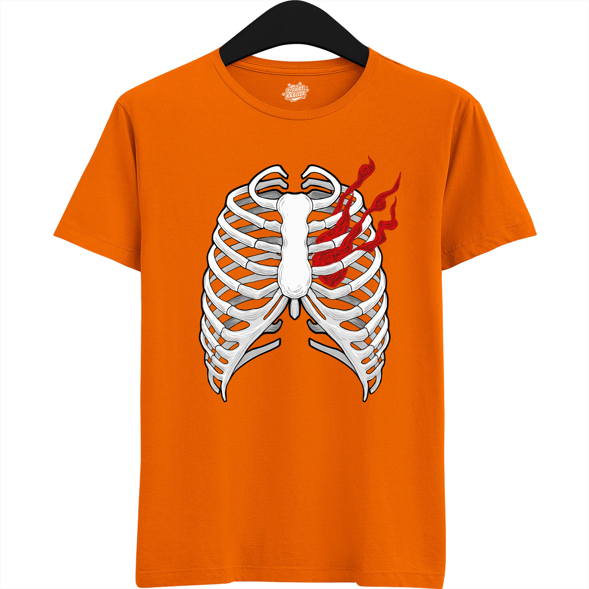 Smoking Heart Ribcage  - Oranje