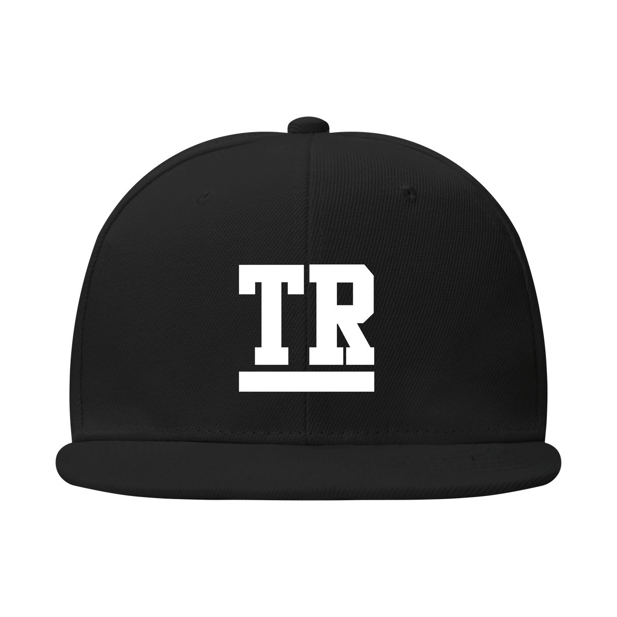 Embroidered "TR" Snapback Hat – Bold Monogram for Streetwear Style