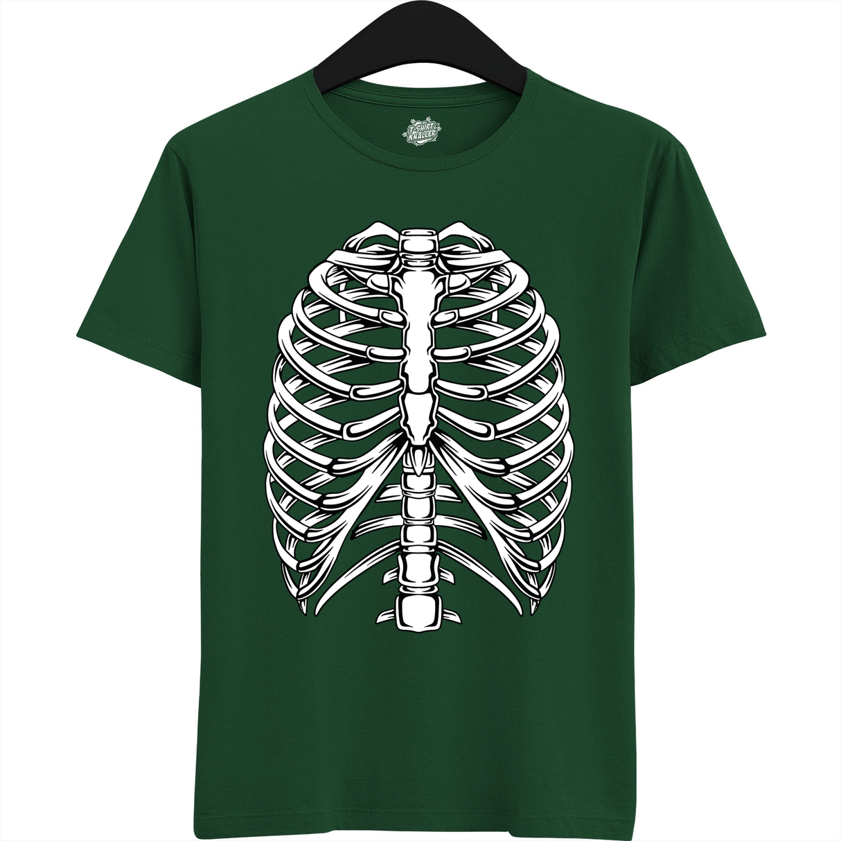 Spooky Scary Ribcage  - Bottle Groen