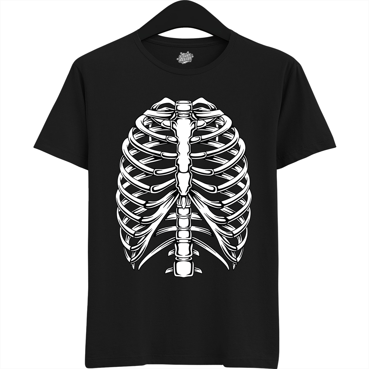 Spooky Scary Ribcage  - Zwart