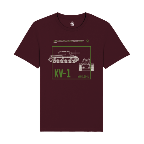 KV-1 Model 1941 Tank T-Shirt | WWII Soviet Armor Graphic Tee