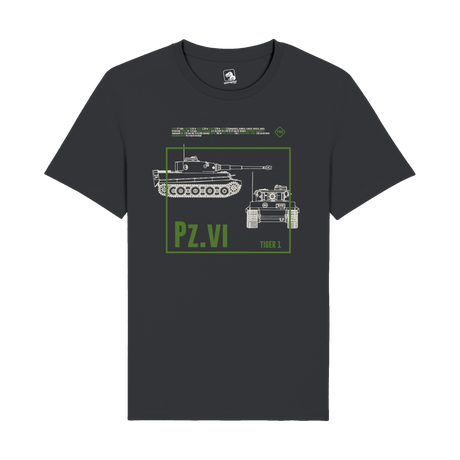 Tiger I Pz. VI Tank T-Shirt | WWII Military Armor Graphic Tee