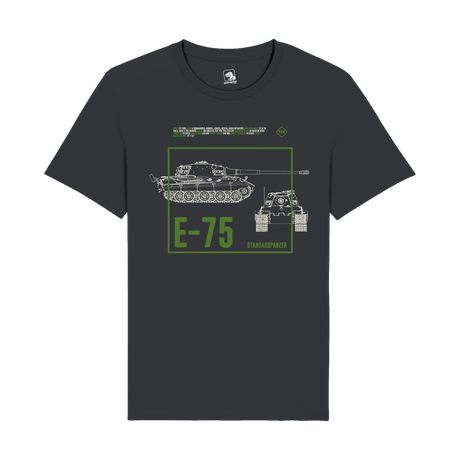 E-75 Standardpanzer Tank T-Shirt | WWII German Armor Graphic Tee