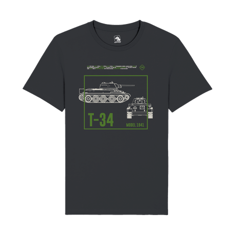 T-34 Model 1941 Tank T-Shirt | WWII Soviet Armor Graphic Tee