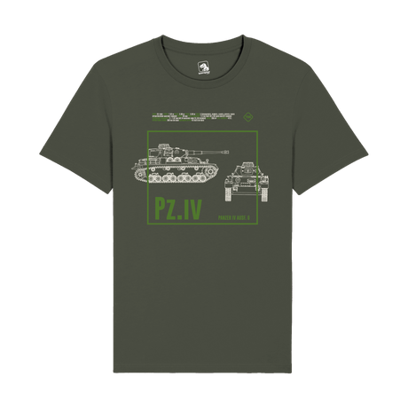 Panzer IV Ausf. G Tank T-Shirt | WWII Military Armor Graphic Tee