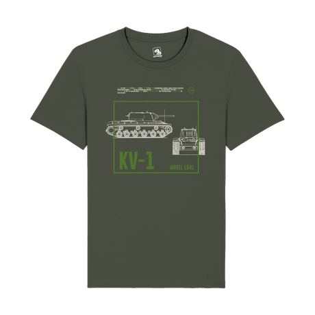 KV-1 Model 1941 Tank T-Shirt | WWII Soviet Armor Graphic Tee