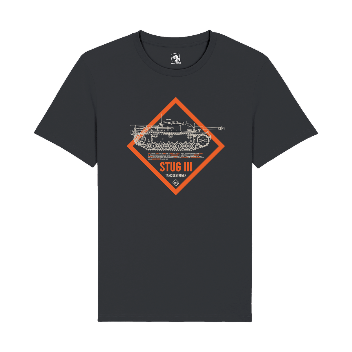 StuG III Tank Destroyer T-Shirt | WWII Tech & Gaming Graphic Tee