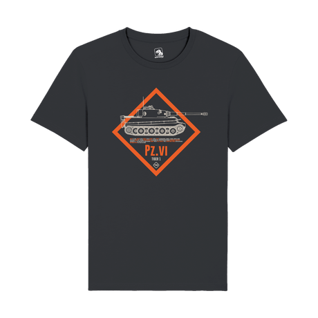 Tiger I Pz.VI Tank T-Shirt | WWII German Armor Tech & Gaming Tee