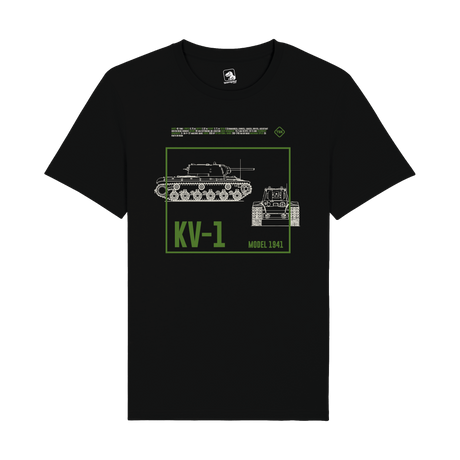 KV-1 Model 1941 Tank T-Shirt | WWII Soviet Armor Graphic Tee