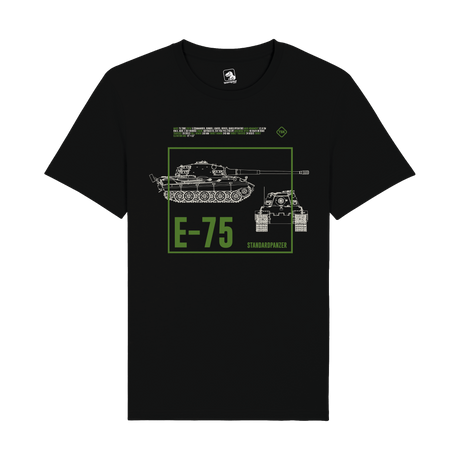 E-75 Standardpanzer Tank T-Shirt | WWII German Armor Graphic Tee