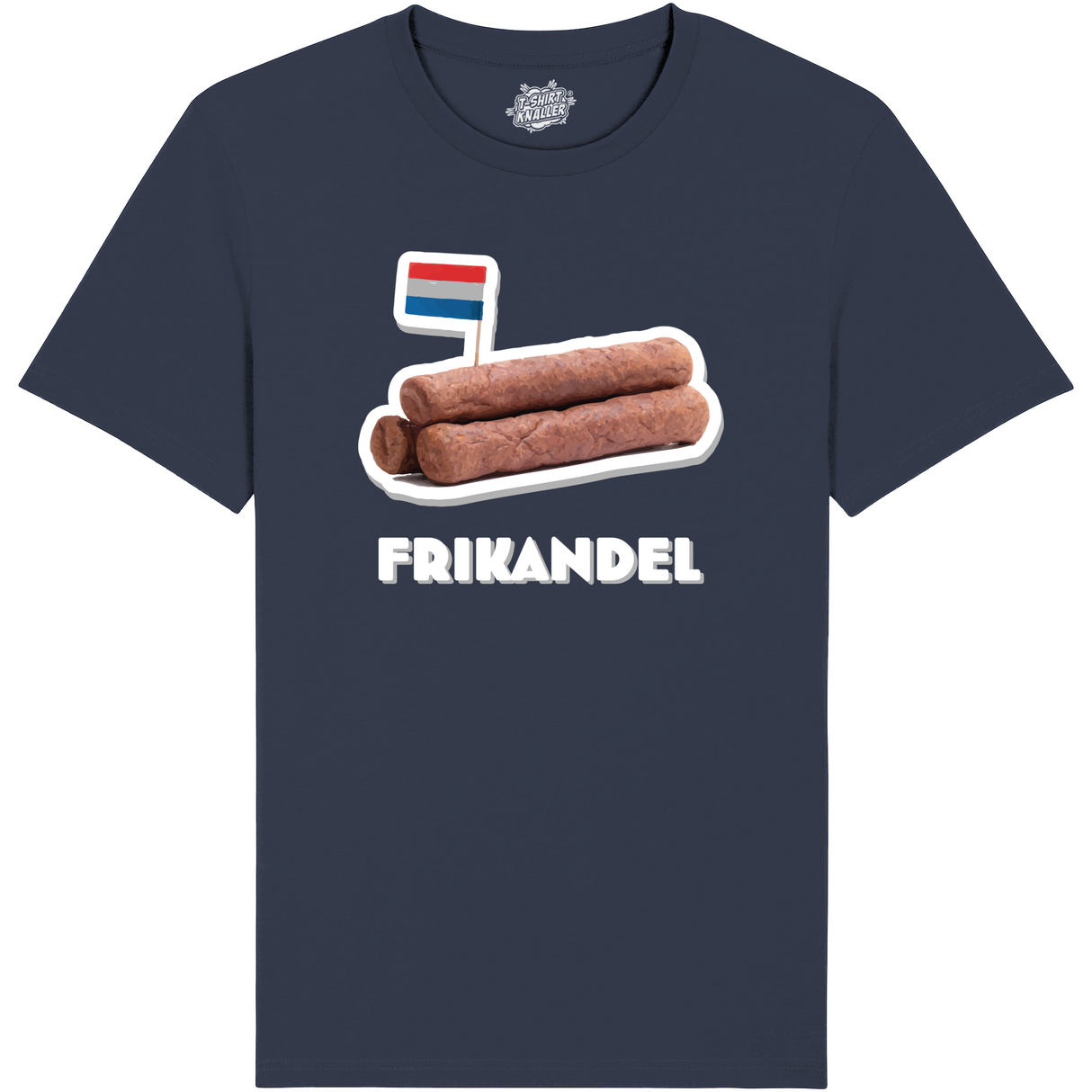 Unisex Frikandel T - Blauw