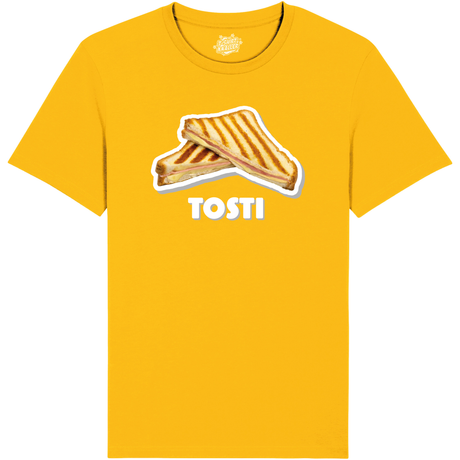 Unisex Tosti T - Geel