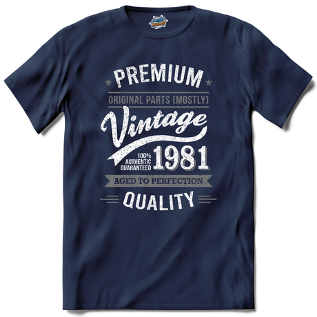 Vintage Legend Sinds 1981  - Navy Blue